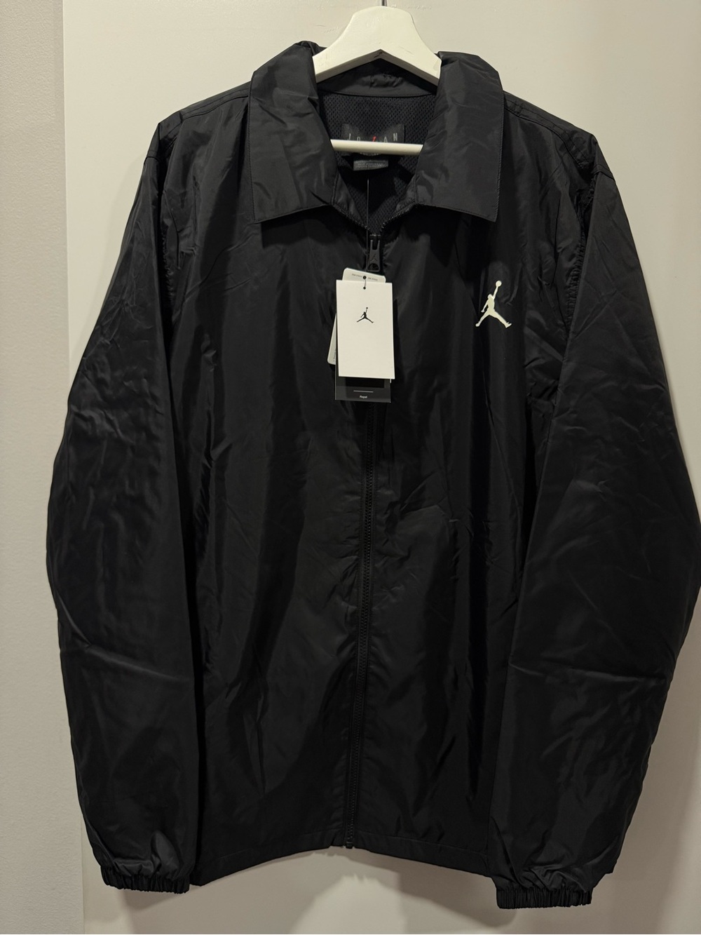 Air Jordan Flight MVP Jacket Men’s Size. Large Black FD7423-010 New With Tags.